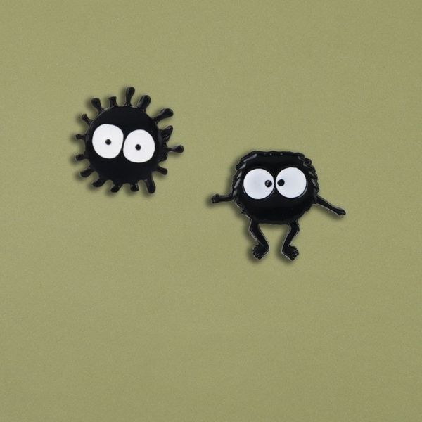 cute soot sprite metal enamel pin japanese anime movie spirited away figure lapel pin badge backpack clothes jewelry accessories, Blue
cute soot sprite metal enamel pin japanese anime movie spirited away figure lapel pin badge backpack clothes jewelry accessories, Blue