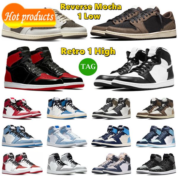 og 1 low reverse mocha 1s basketball shoes black white chicago bred patent university blue hype royal dark mocha mens trainer sports
og 1 low reverse mocha 1s basketball shoes black white chicago bred patent university blue hype royal dark mocha mens trainer sports