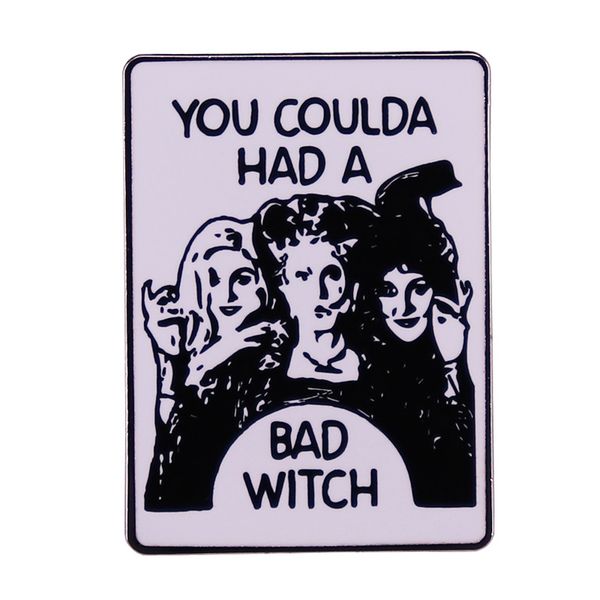 you coulda had a bad witch enamel pin brooch halloween funny badge fashion jewelry decor, Blue
you coulda had a bad witch enamel pin brooch halloween funny badge fashion jewelry decor, Blue