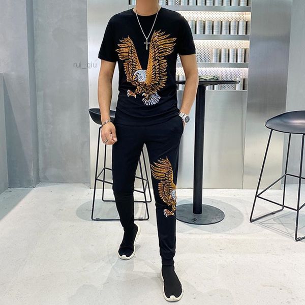 high men's tracksuits quality 2022 fashion pattern two-piece t-shirttrousers sportswear slim suit, Gray
high men's tracksuits quality 2022 fashion pattern two-piece t-shirttrousers sportswear slim suit, Gray