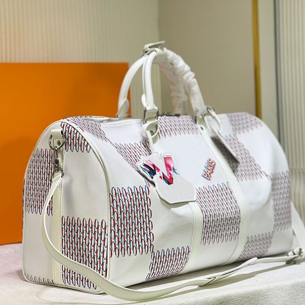men duffel keeball travel bag women handbag tote bags large capacity pocket removable strap fashion letters zipper closure silver hardware m
men duffel keeball travel bag women handbag tote bags large capacity pocket removable strap fashion letters zipper closure silver hardware m