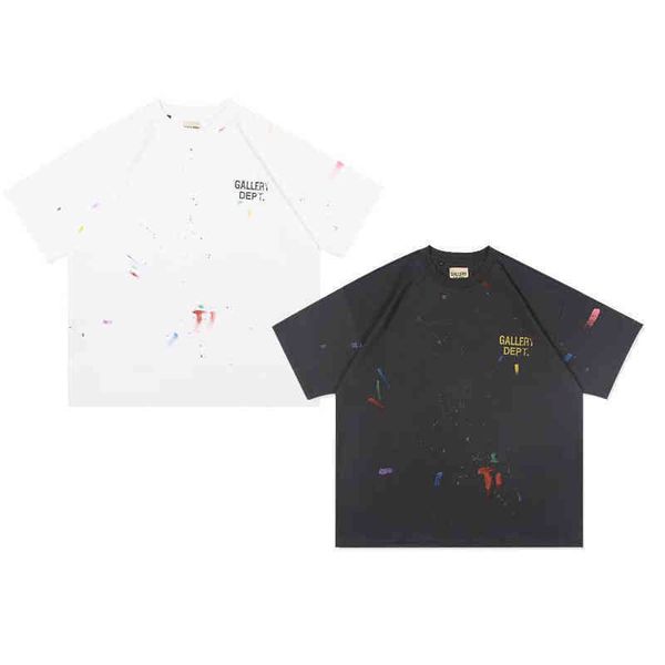 handmade gallerydepts outlet ink splashing loose casual t-shirt high street style round neck popular short sleeve tee summerin stock pu9z, White;black
handmade gallerydepts outlet ink splashing loose casual t-shirt high street style round neck popular short sleeve tee summerin stock pu9z, White;black