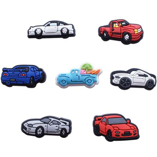 100pcs custom pickup trucks small car croc shoe accessories rainbow decoration charms christmas gifts for kids, Silver
100pcs custom pickup trucks small car croc shoe accessories rainbow decoration charms christmas gifts for kids, Silver