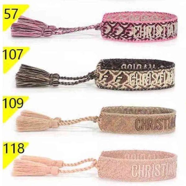 fashion classic brand bangles bracelets luxury women men handmade signature embroidered woven tassel adjustable bracelet jewelry friendship, Black
fashion classic brand bangles bracelets luxury women men handmade signature embroidered woven tassel adjustable bracelet jewelry friendship, Black