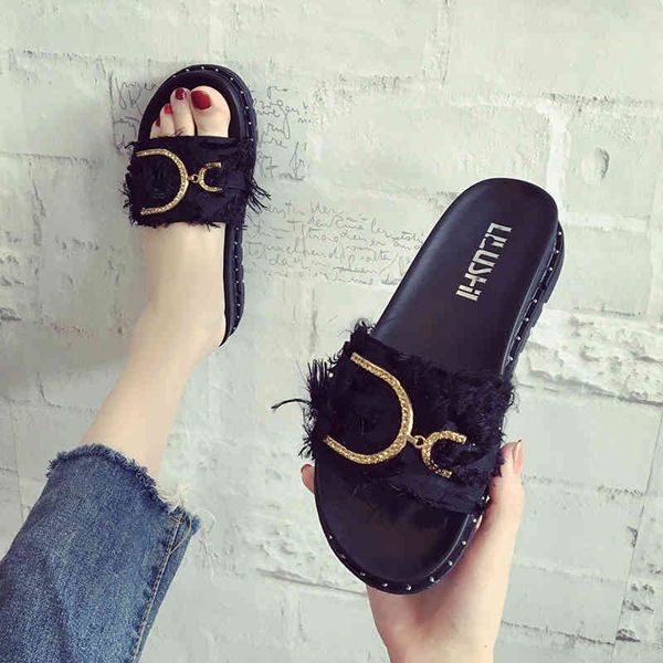 designer shoes women's slippers wear ins trendy cool flat bottom fashion personality net red summer 2022 new korean anti slip thick, Black
designer shoes women's slippers wear ins trendy cool flat bottom fashion personality net red summer 2022 new korean anti slip thick, Black