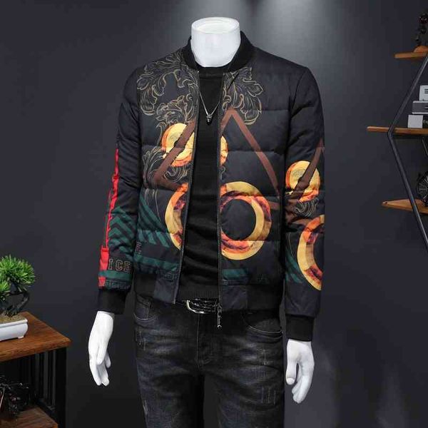 fashion new men's down jacket luxury brand designer wholesale winter warm printing short handsome cloth, Black
fashion new men's down jacket luxury brand designer wholesale winter warm printing short handsome cloth, Black