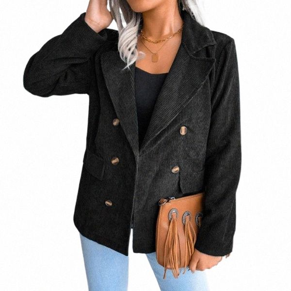 women's suits & blazers vonda autumn corduroy blazer 2022 women casual long sleeve lapel button coats loose suit solid outerwear veste, White;black
women's suits & blazers vonda autumn corduroy blazer 2022 women casual long sleeve lapel button coats loose suit solid outerwear veste, White;black