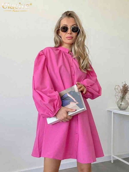 clacive fashion pink office lady mini dress casual loose stand collar long sleeve single-breasted elegant dresses for women 2022 t220804, Black;gray
clacive fashion pink office lady mini dress casual loose stand collar long sleeve single-breasted elegant dresses for women 2022 t220804, Black;gray