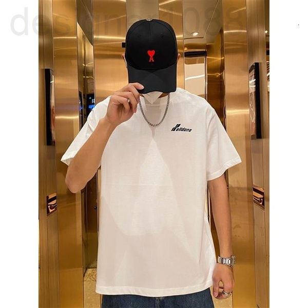 women's t-shirt designer we11done collar chest simple letter print short sleeve t-shirt men's and women's fashion wd base shi, White
women's t-shirt designer we11done collar chest simple letter print short sleeve t-shirt men's and women's fashion wd base shi, White