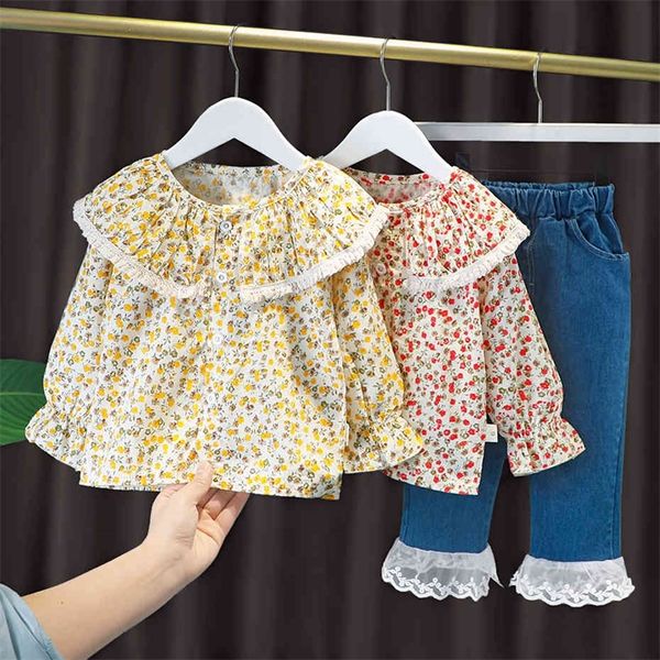 toddler girls clothes floral blouse jeans girls clothing lace girls clothing sets spring autumn children's clothes girl 210412, White
toddler girls clothes floral blouse jeans girls clothing lace girls clothing sets spring autumn children's clothes girl 210412, White