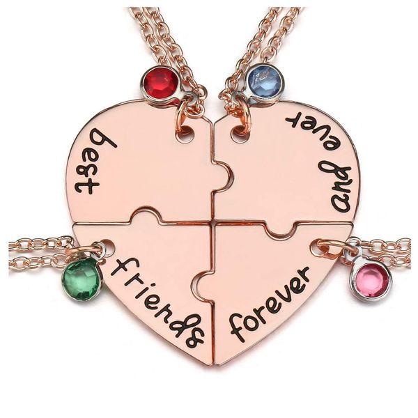 pendant necklaces jovivi friends forever and ever friendship keychains for 3/4 alloy heart matching puzzle piece bbf jewelry amicu, Silver
pendant necklaces jovivi friends forever and ever friendship keychains for 3/4 alloy heart matching puzzle piece bbf jewelry amicu, Silver