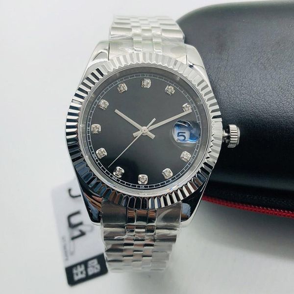 women mens automatic mechanical watches 41/36/31mm full stainless steel diamond bezel super luminous waterproof wristwatches montre de luxe, Slivery;golden
women mens automatic mechanical watches 41/36/31mm full stainless steel diamond bezel super luminous waterproof wristwatches montre de luxe, Slivery;golden