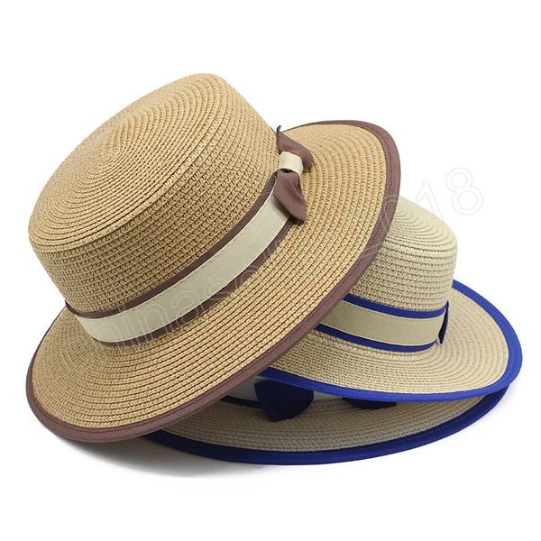fashion summer women wide brim natural straw hat chapeau female sun hats boater black panama beach hat sombrero mujer fedora cap, Blue;gray
fashion summer women wide brim natural straw hat chapeau female sun hats boater black panama beach hat sombrero mujer fedora cap, Blue;gray