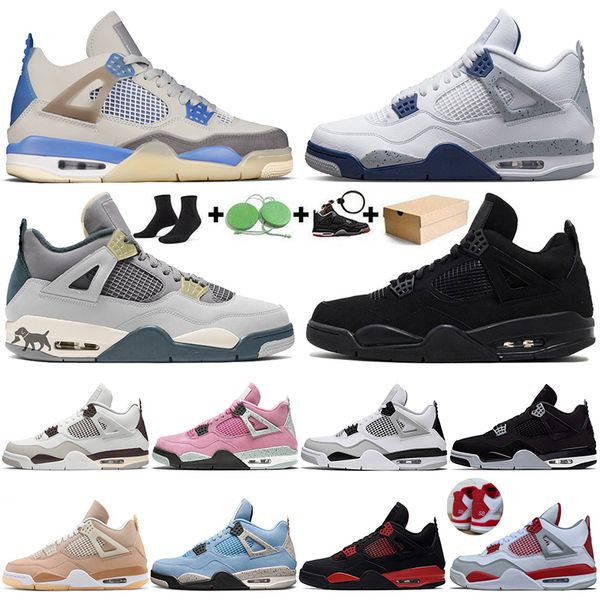 with box 2022 women mens jumpman 4 basketball shoes 4s sail white off oreo red thunder midnight navy military black cat canvas sneakers trai
with box 2022 women mens jumpman 4 basketball shoes 4s sail white off oreo red thunder midnight navy military black cat canvas sneakers trai
