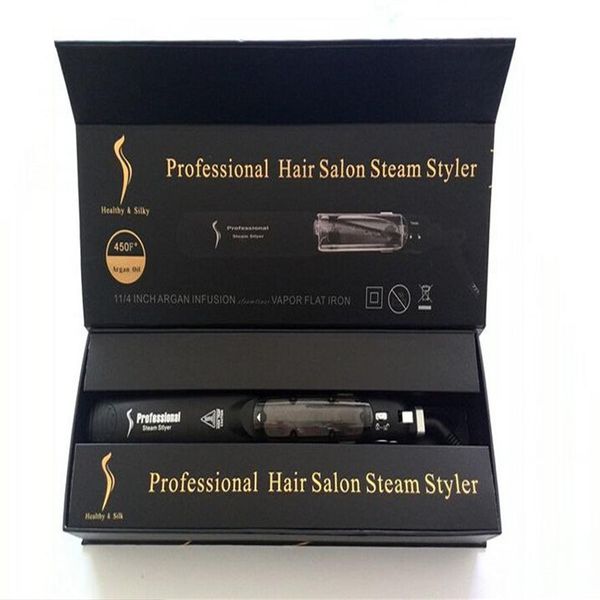 professional original kangroad hair straighteners iron salon steam styler 2 in 1 hair.straightening irons flat278y, Black
professional original kangroad hair straighteners iron salon steam styler 2 in 1 hair.straightening irons flat278y, Black
