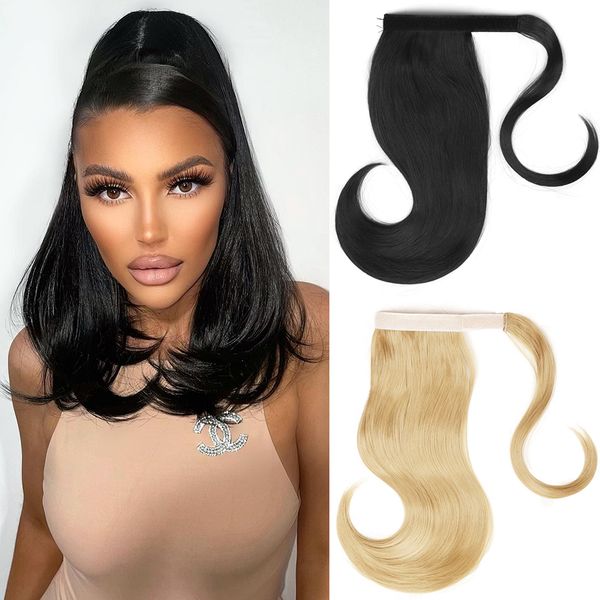 costume accessories synthetic black short cute elasticity wraparound ponytail extensions clip-in 18inch natural wave golden pony heat resist, Silver
costume accessories synthetic black short cute elasticity wraparound ponytail extensions clip-in 18inch natural wave golden pony heat resist, Silver