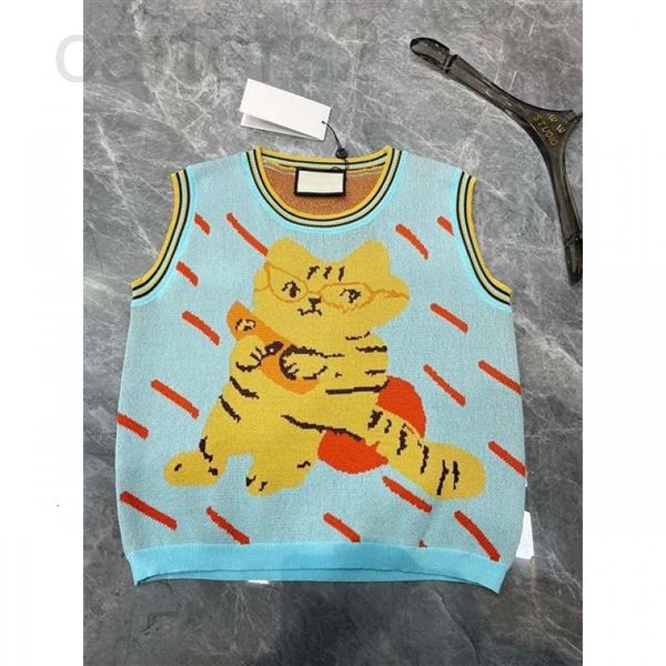 women's knits & tees designer chaopai 22 early spring new design sense cartoon tiger knitted vest fashionable age reducing temperament, White
women's knits & tees designer chaopai 22 early spring new design sense cartoon tiger knitted vest fashionable age reducing temperament, White
