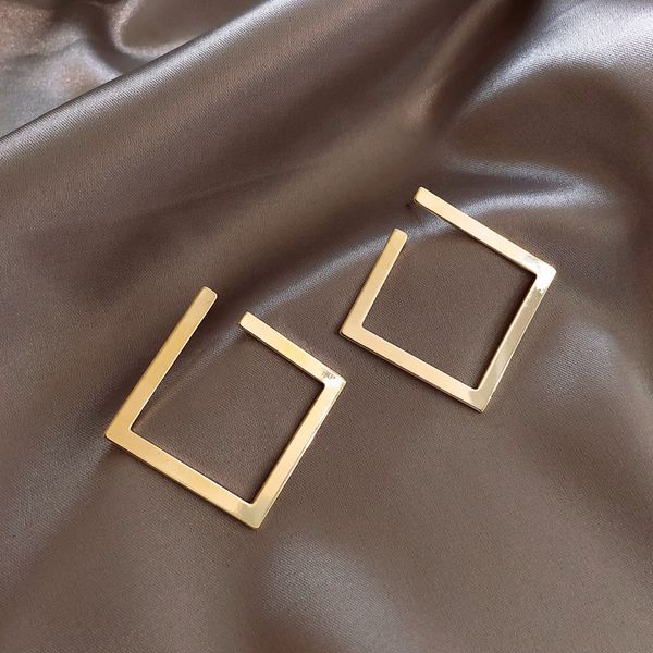 real gold plated 925 silver needle geometric box large earrings simple cold style ear studs splendid european and american earrings eardrops, Golden
real gold plated 925 silver needle geometric box large earrings simple cold style ear studs splendid european and american earrings eardrops, Golden