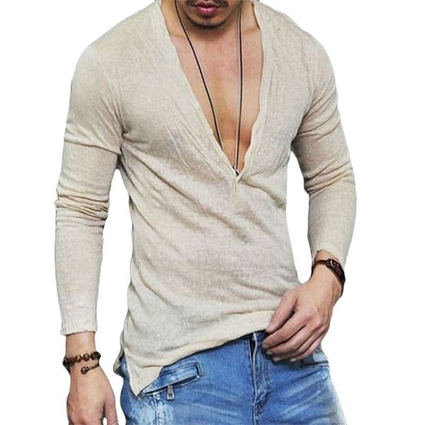 men tshirts casual slim fit long sleeve deep vneck shirt tshirts clothing plus size 220813, White;black
men tshirts casual slim fit long sleeve deep vneck shirt tshirts clothing plus size 220813, White;black
