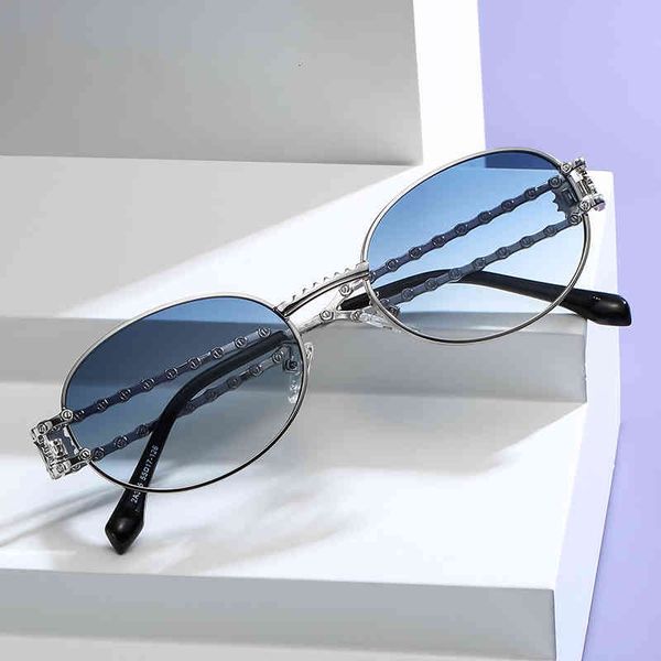 sunglasses metal oval hip hop trend fashion sunglasses vryc, White;black 
sunglasses metal oval hip hop trend fashion sunglasses vryc, White;black