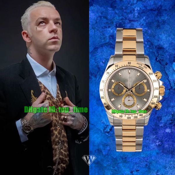 n factory v4 luxury watches maurizio pisciottu 116523 40mm 904l cal.4130 automatic chronograph mens watch silver dial 18k gold two tone brac, Slivery;brown
n factory v4 luxury watches maurizio pisciottu 116523 40mm 904l cal.4130 automatic chronograph mens watch silver dial 18k gold two tone brac, Slivery;brown
