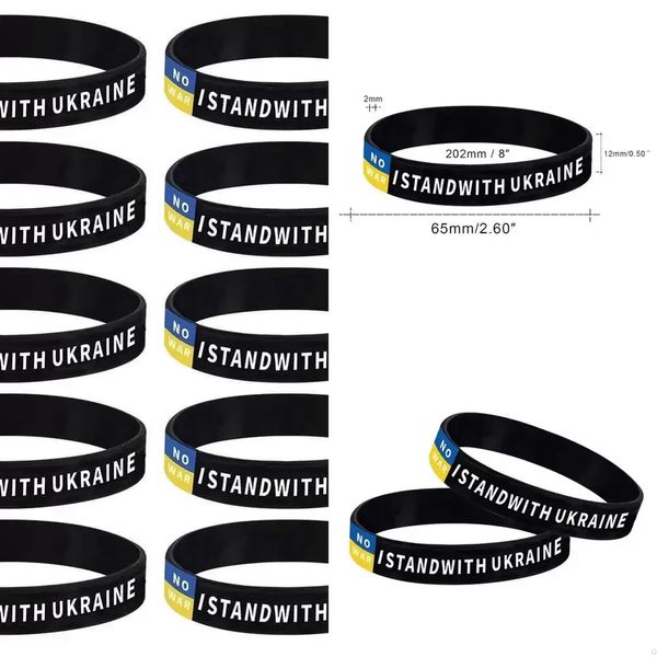2022 stand with ukraine wristbands rubber bangle silicone elastic sports bracelets ukrainian blue yellow flag accesseries party bangles deco
2022 stand with ukraine wristbands rubber bangle silicone elastic sports bracelets ukrainian blue yellow flag accesseries party bangles deco