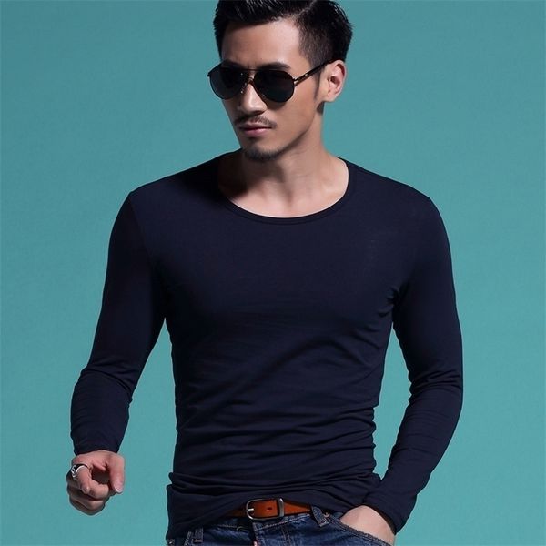 men spring autumn comfort long sleeve mens tshirt oneck solid polyester t shirt men classic color allmatch red blue black 220813, White;black
men spring autumn comfort long sleeve mens tshirt oneck solid polyester t shirt men classic color allmatch red blue black 220813, White;black