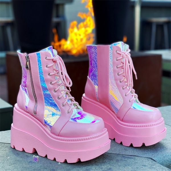 bonjomarisa wholesale platform wedges womens boots fashion multicolor colorful zip ankle brand luxury designer footwear 220815, Black
bonjomarisa wholesale platform wedges womens boots fashion multicolor colorful zip ankle brand luxury designer footwear 220815, Black