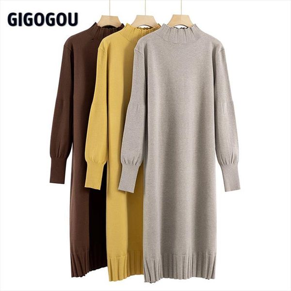oversized long knit women maxi sweater dress warm turtleneck loose tunic high street baggy midi pullover dresses, Black;gray
oversized long knit women maxi sweater dress warm turtleneck loose tunic high street baggy midi pullover dresses, Black;gray