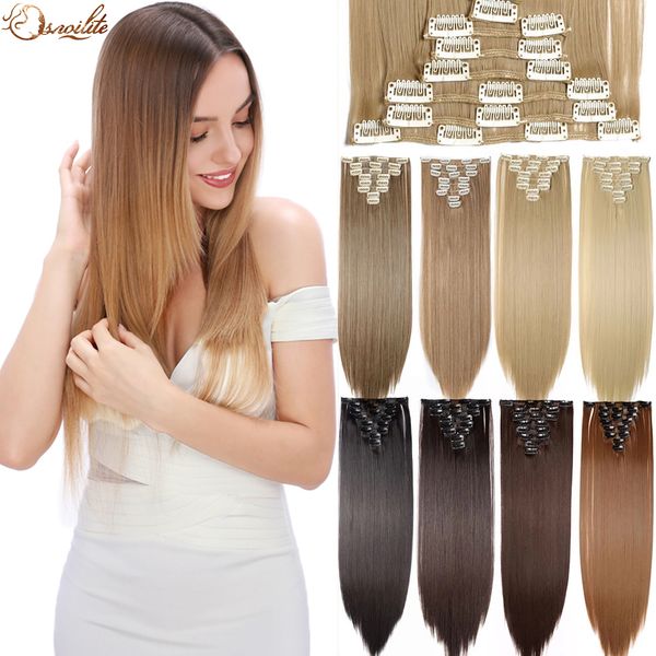 costume accessories synthetic 8pcs/set 24inch long straight 53color clip in one piece hair extension black brown clip hairpiece for women, Silver
costume accessories synthetic 8pcs/set 24inch long straight 53color clip in one piece hair extension black brown clip hairpiece for women, Silver