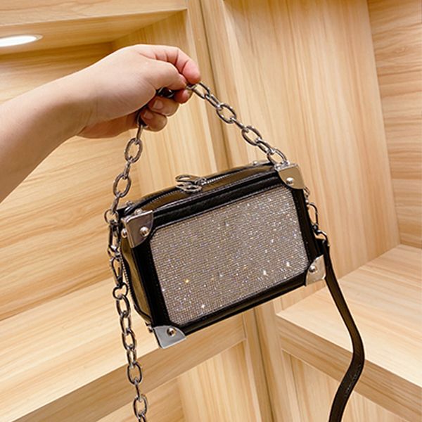 shining diamond soft box armpit bag glittering billing full letter chain portable women's bag messenger dinner shoulder makeup small sq
shining diamond soft box armpit bag glittering billing full letter chain portable women's bag messenger dinner shoulder makeup small sq