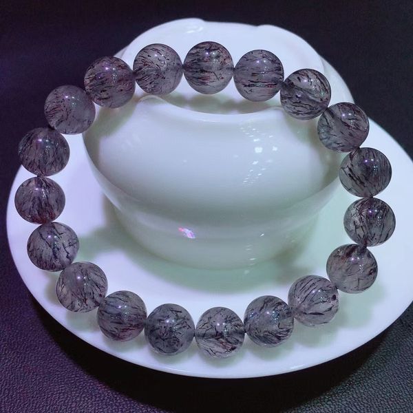 natural black red super 7 bracelet rare 11mm clear round beads super 7 black rutilated quartz women men aaaaaa, Silver
natural black red super 7 bracelet rare 11mm clear round beads super 7 black rutilated quartz women men aaaaaa, Silver