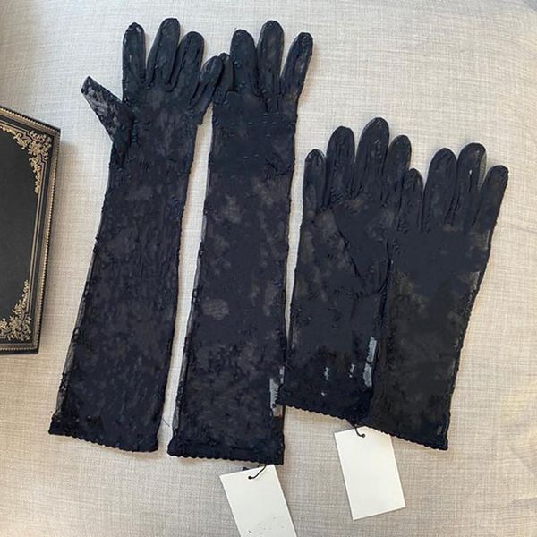 ladies letters print embroidered black tulle gloves for women designer lace driving mittens ins fashion thin party gloves 2 size 2 colors, Blue;gray
ladies letters print embroidered black tulle gloves for women designer lace driving mittens ins fashion thin party gloves 2 size 2 colors, Blue;gray