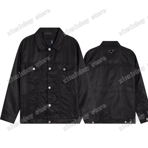 22ss designers nylon jackets men metal triangle buttons multi pockets lapel neck streetwear black m-xl, Black;brown
22ss designers nylon jackets men metal triangle buttons multi pockets lapel neck streetwear black m-xl, Black;brown