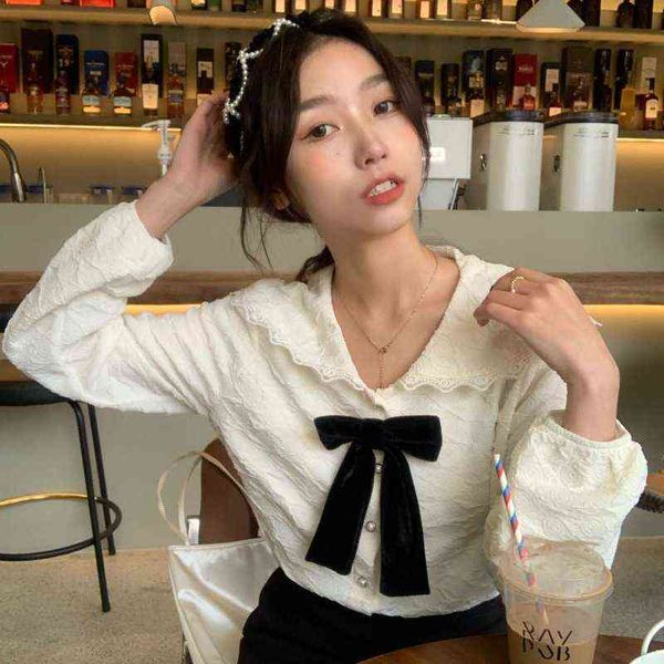 women's autumn and winter folding shirt 2022, White
women's autumn and winter folding shirt 2022, White