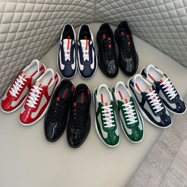 nylon designer men americas cup shoes sneakers yellow patent leather flat trainers black white mesh breathable casual shoe size 38-45
nylon designer men americas cup shoes sneakers yellow patent leather flat trainers black white mesh breathable casual shoe size 38-45
