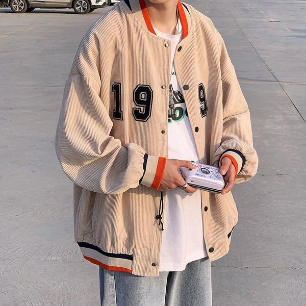 men's hoodies & sweatshirts designer baseball jacket women's fashion brand loose corduroy embroidered letter jacket versatile stud, Black
men's hoodies & sweatshirts designer baseball jacket women's fashion brand loose corduroy embroidered letter jacket versatile stud, Black