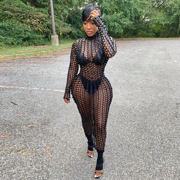 2022 long sleeve o- neck cut out see through maxi dress autumn winter women fashion patty club outfits, Black;gray
2022 long sleeve o- neck cut out see through maxi dress autumn winter women fashion patty club outfits, Black;gray