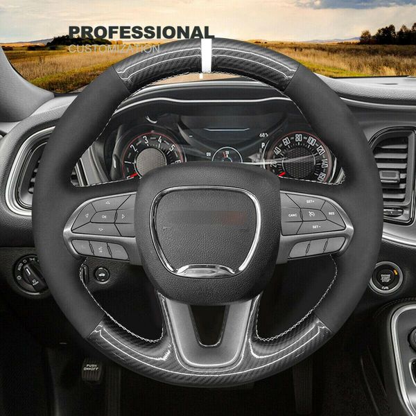 smooth carbon fiber leather steering wheel cover for dodge challenger charger
smooth carbon fiber leather steering wheel cover for dodge challenger charger