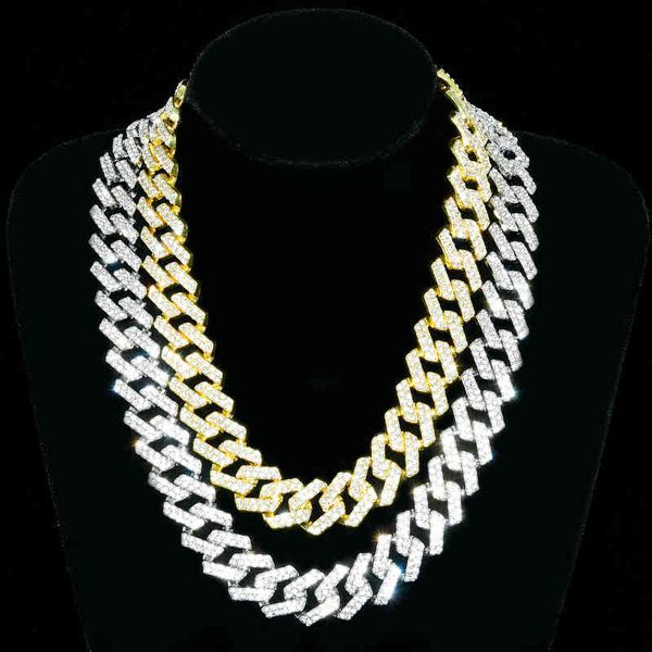 wholale 20mm men women hip hop iced out stainls steel alloy cuban link chain necklace, Silver
wholale 20mm men women hip hop iced out stainls steel alloy cuban link chain necklace, Silver
