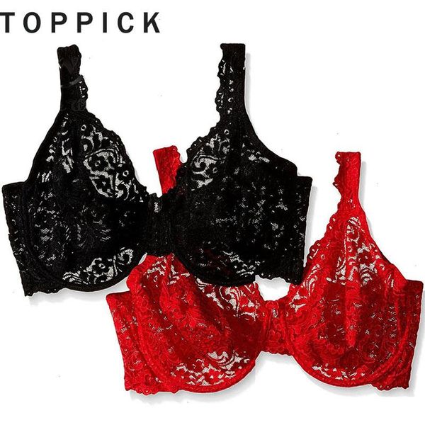 bralette women push up bra underwire full lace brassiere underwear bras for lingerie bh, Red;black
bralette women push up bra underwire full lace brassiere underwear bras for lingerie bh, Red;black