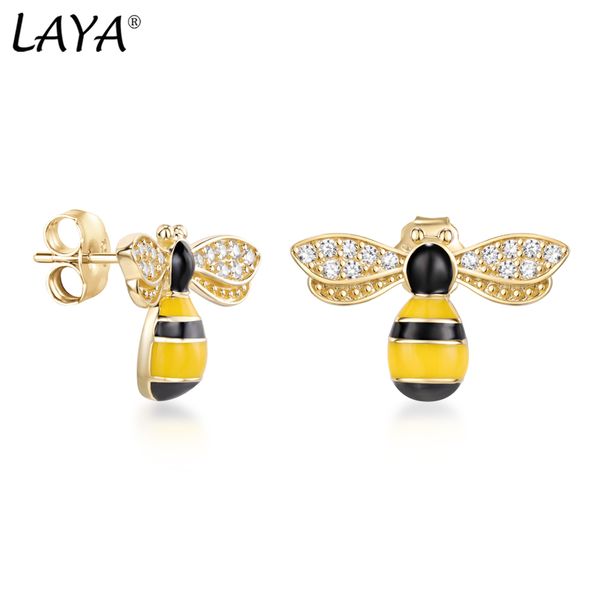 laya bees animal stud earrings for women real 925 sterling silver chrismas gift creative designer korean fashion charms jewelry handmade ena, Golden;silver
laya bees animal stud earrings for women real 925 sterling silver chrismas gift creative designer korean fashion charms jewelry handmade ena, Golden;silver