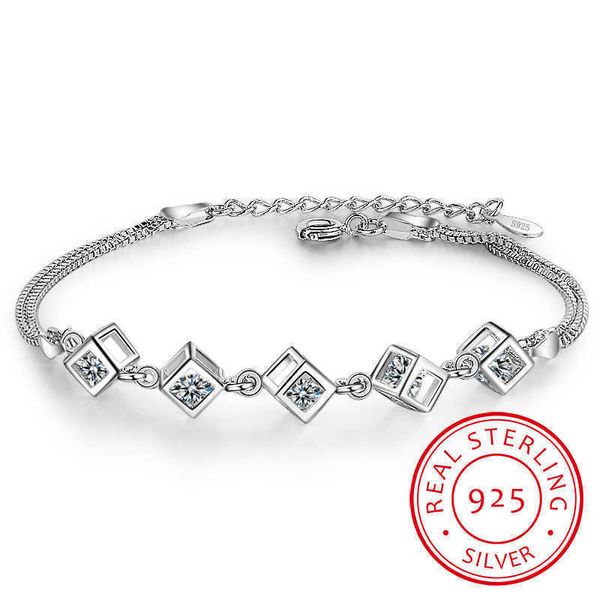 bracelets en argent sterling 925 pour femmes, bote de cube, nouvelle mode, bijoux, Golden;silver
bracelets en argent sterling 925 pour femmes, bote de cube, nouvelle mode, bijoux, Golden;silver