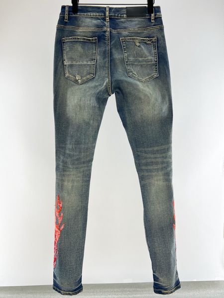 men's jeans distressed skinny jean mens fired patten leg slim motorcycle moto biker causal mens denim pants hip hop, Blue
men's jeans distressed skinny jean mens fired patten leg slim motorcycle moto biker causal mens denim pants hip hop, Blue
