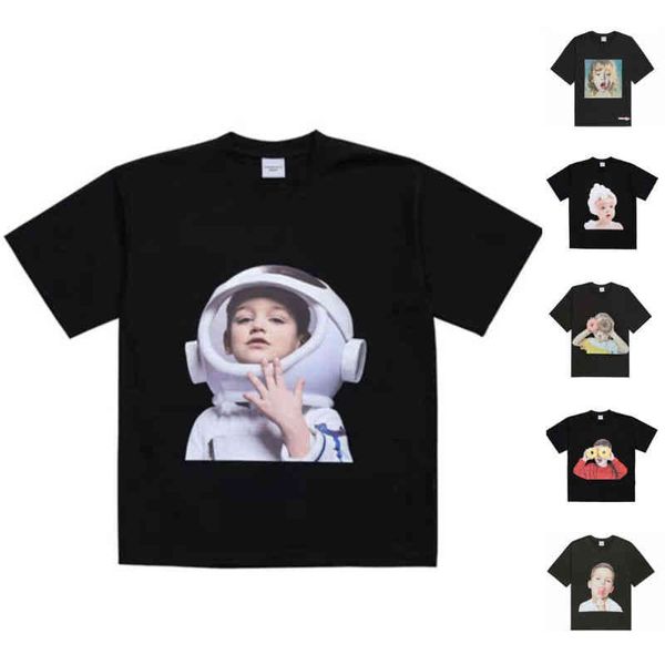 korean high street fashion men loose print character children short summer jacket round collar t shirt, White;black
korean high street fashion men loose print character children short summer jacket round collar t shirt, White;black