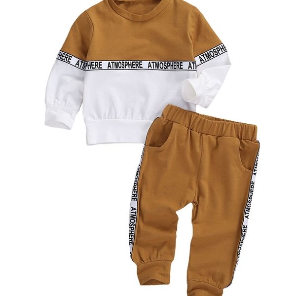 toddler kids baby boys clothes set longsleeved letter personality round neck hoodies and solid color elastic long pants 220721, White
toddler kids baby boys clothes set longsleeved letter personality round neck hoodies and solid color elastic long pants 220721, White