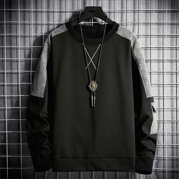 men's sweatshirts streetwear fashion patchwork hoodie men harajuku sweatshirt autumn long sleeve embroidery hoodie 201127, Black
men's sweatshirts streetwear fashion patchwork hoodie men harajuku sweatshirt autumn long sleeve embroidery hoodie 201127, Black