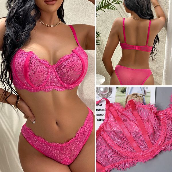 ready stock women's underwear sets lace stitching lingerie pants bra set underwire sleepwear homewear nightwear, Red;black
ready stock women's underwear sets lace stitching lingerie pants bra set underwire sleepwear homewear nightwear, Red;black