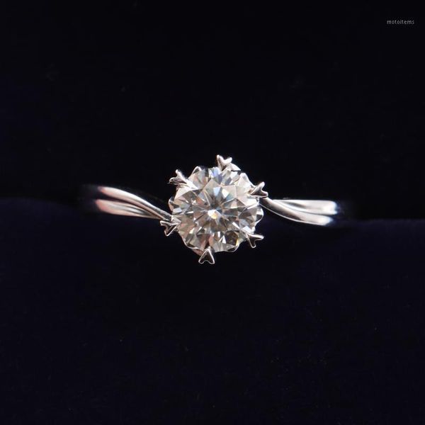 cluster rings 925 sterling silver ring 1ct ij color moissanite stone brilliant round cut 6.5mm wedding diamond for women, Golden;silver
cluster rings 925 sterling silver ring 1ct ij color moissanite stone brilliant round cut 6.5mm wedding diamond for women, Golden;silver