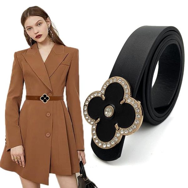 belts women's belt flower style pin buckle pu leather for women luxury fashion waistband designer, Black;brown
belts women's belt flower style pin buckle pu leather for women luxury fashion waistband designer, Black;brown